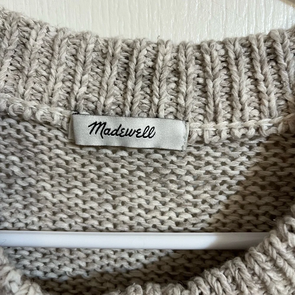Madewell slouchy-cropped  boxy knit sweater - Picture 3 of 3